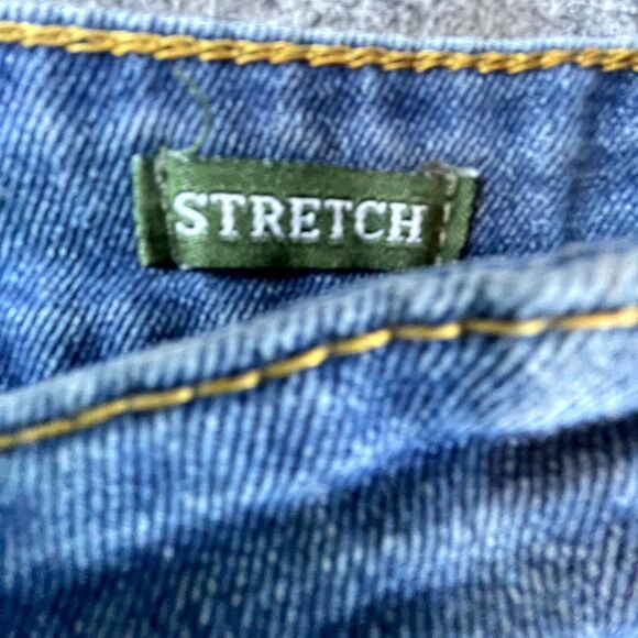 Smith & Mills Jeans Men 32 Blue Denim 5 Pockets Straight Stretch Workwear - Picture 9 of 12